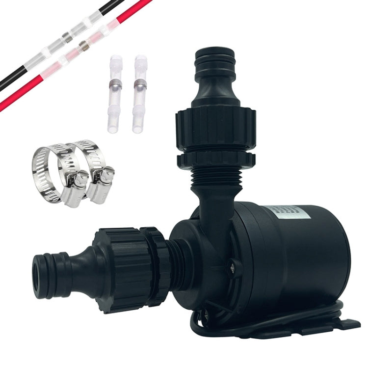 مضخة تعزيز بمحرك بدون فرشاة مع عمود من الفولاذ المقاوم للصدأ رفع 8m، DC12V، DC24V