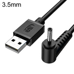 كابل شحن USB إلى DC من JINGHUA U550C لسلك طاقة الأجهزة الصغيرة، 3.5 مم، 5.5 مم
