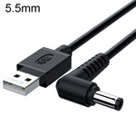 كابل شحن USB إلى DC من JINGHUA U550C لسلك طاقة الأجهزة الصغيرة، 3.5 مم، 5.5 مم