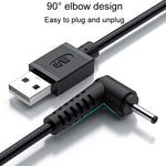 كابل شحن USB إلى DC من JINGHUA U550C لسلك طاقة الأجهزة الصغيرة، 3.5 مم، 5.5 مم
