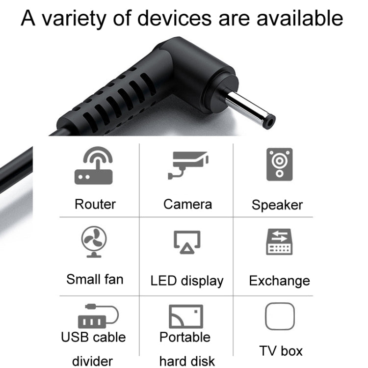 كابل شحن USB إلى DC من JINGHUA U550C لسلك طاقة الأجهزة الصغيرة، 3.5 مم، 5.5 مم