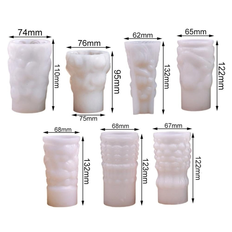 Christmas Tree Aromatherapy Candle Ornaments DIY Silicone Mold, C1 ZL-268-1, C1 ZL-268-2, C1 ZL-268-3, D1  ZL-269-1, D2  ZL-269-2, D3  ZL-269-3, D4  ZL-269-4