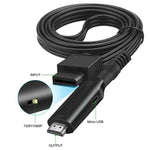 كابل محول من Nintendo Wii إلى HDMI بطول 1 متر بدقة 1080P للأجهزة عالية الدقة الكاملة، Wii إلى HDMI