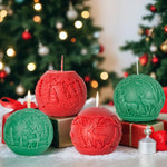 Christmas Ball Elk Scented Candle DIY Mold, A ZL-73, C ZL-75, D ZL-76, F ZL-78