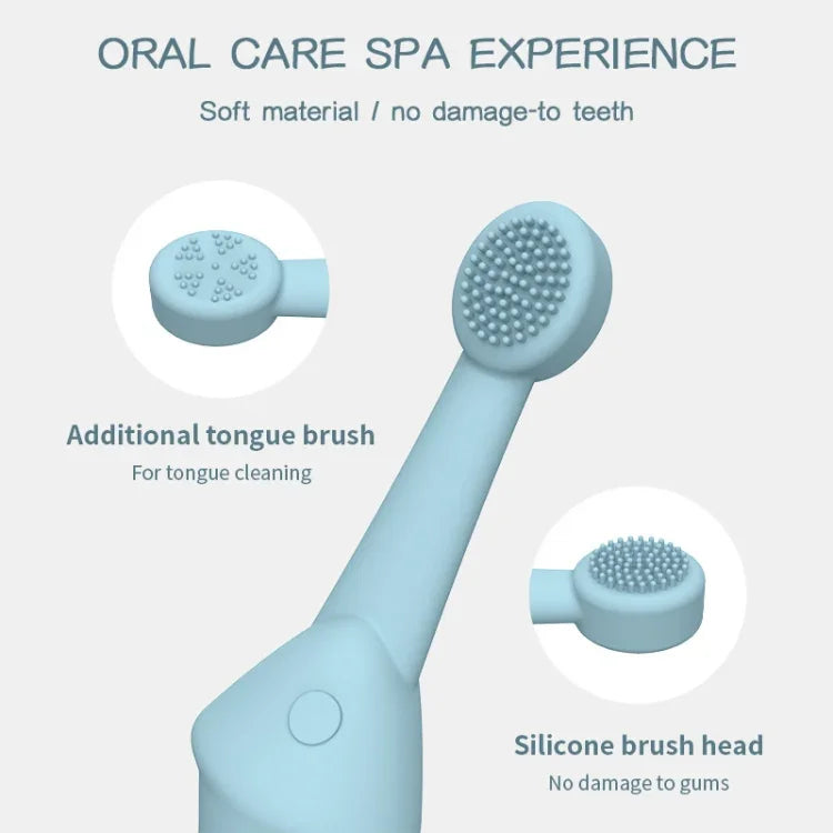 2pcs / Set Cats And Dogs Silicone Toothbrush Pet Oral Cleaning Care Tool