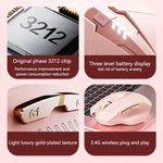 ماوس ألعاب كمبيوتر لاسلكي صامت قابل للشحن 2.4G من Inphic F8، F8