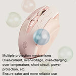 ماوس ألعاب كمبيوتر لاسلكي صامت قابل للشحن 2.4G من Inphic F8، F8