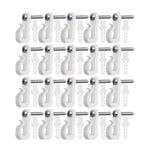Holiday Lights Hanger Hooks With Phillips Screw For Wire And Led Light, 10pcs /Box, 20pcs /Box, 30pcs /Box, 45pcs /Box