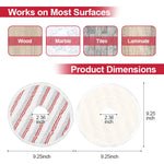 For Vileda Spin & Clean Mop Refill Pad Round Microfiber Replacement Cloth Cover