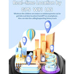 ساعة ذكية للأطفال 4G مع تحديد الموقع مقاومة للماء IP67 / فيديو / مكالمات صوتية