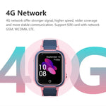 ساعة ذكية للأطفال LT21 بشبكة 4G، شاشة 1.4 بوصة، شبكة عالمية كاملة، مقاومة للماء IP67، واي فاي