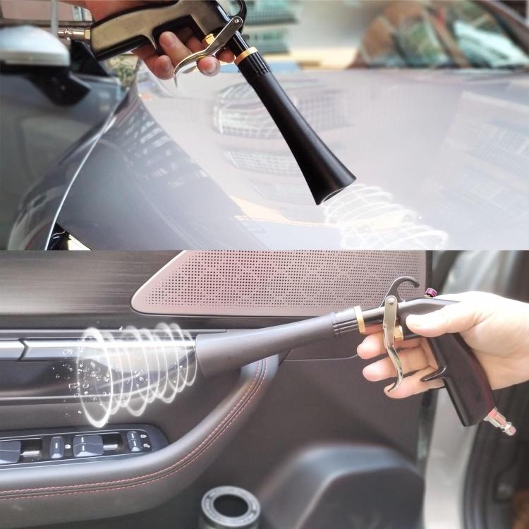 High Pressure Car Interior Cleaning Gun with Bearing Car Beauty Dust Removal Brush