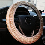 Universal Car Steering Wheel Ice Silk Non-slip Breathable Protective Cover