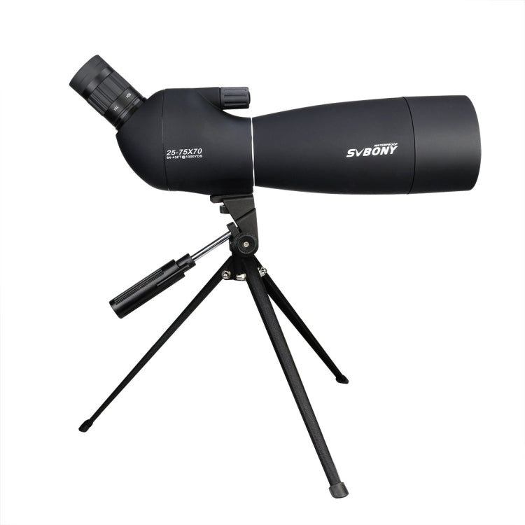 منظار طيور SVBONY SV28 25-75x70 مقاوم للماء IP65، عدسة عينية 21 مم