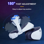 DEVASO لحزام رأس بلايستيشن VR 2 إيليت غير قابل للانزلاق مريح لتقليل الوزن، لبلايستيشن VR 2 ABS
