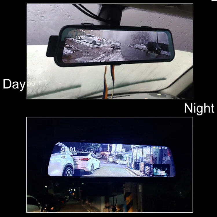مسجل قيادة ثلاثي الكاميرات عالي الدقة للسيارة مع واي فاي، مع نظام تحديد المواقع GPS، اتصال واي فاي، مع نظام النقطة العمياء اليمنى
