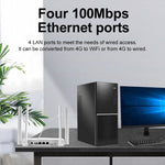 راوتر لاسلكي 4G CPE قابس، نقطة اتصال شبكة واي فاي 6، قابس أوروبي، EC21