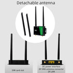 راوتر لاسلكي 4G قابس مع هوائي تمديد قابل للفصل نقطة مراقبة شبكة LTE نقطة اتصال واي فاي، قابس أوروبي، LT210B