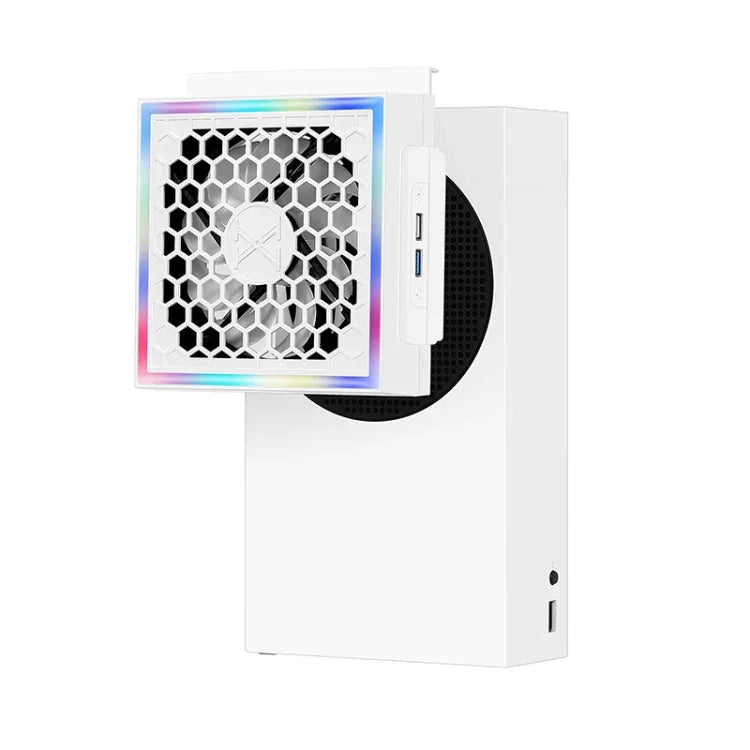 مروحة تبريد جانبية مع إضاءة RGB لجهاز XBOX Series S، لـ XBOX Series S