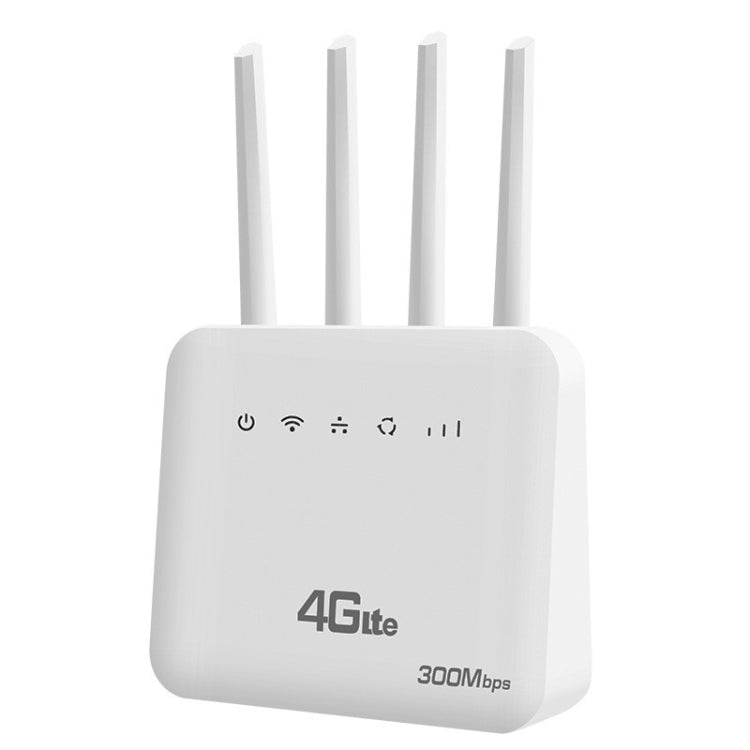 راوتر لاسلكي 4G CPE واي فاي 6 قابس، نقطة اتصال لاسلكية بمنفذين، قابس أوروبي، لأوروبا / آسيا / أفريقيا