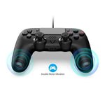 جهاز تحكم سلكي لـ PS5 / PS5 Slim / PC مع برمجة ماكرو وجيروسكوب 6 محاور، سلكي