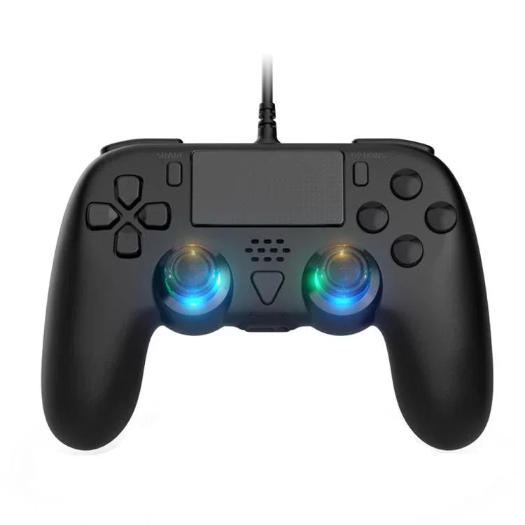 جهاز تحكم سلكي لـ PS5 / PS5 Slim / PC مع برمجة ماكرو وجيروسكوب 6 محاور، سلكي