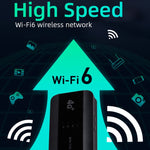 راوتر واي فاي 6 4G قابل للتوصيل، نقطة اتصال لاسلكية محمولة LTE، M10-EW