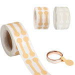 2pcs Jewelry Price Decoration Natural Kraft Paper Stickers, J208, J209