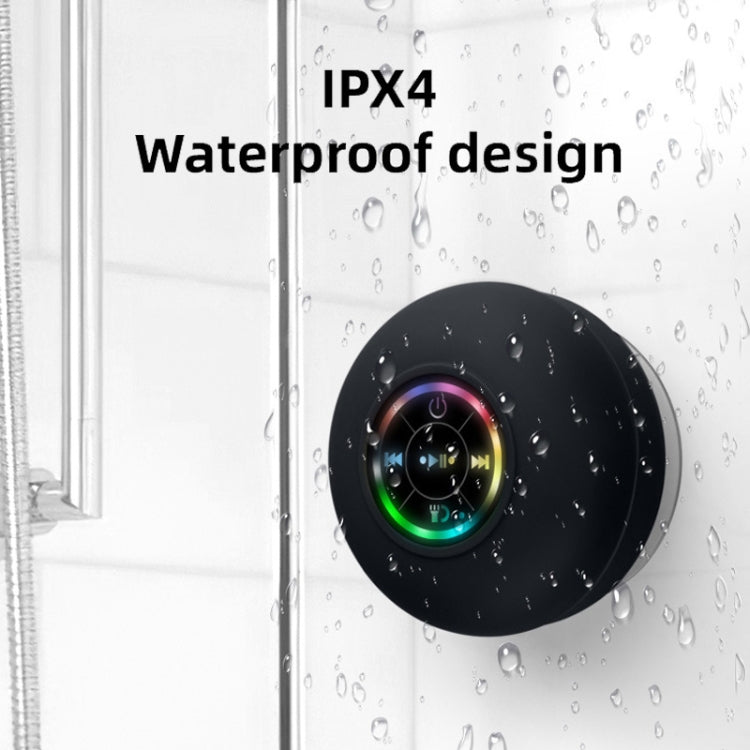 BT-07 Portable Large Suction Cup Waterproof Bathroom Bluetooth Speaker