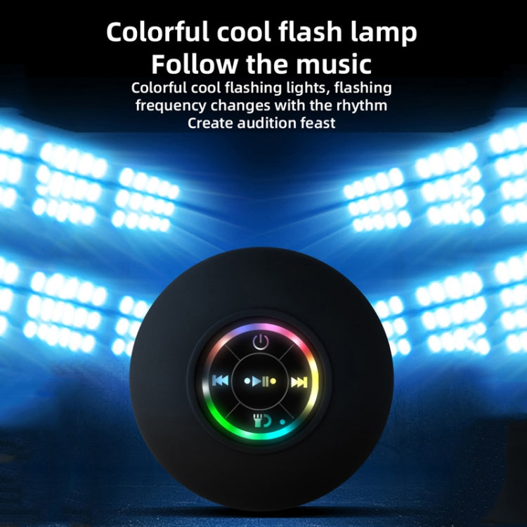 BT-07 Portable Large Suction Cup Waterproof Bathroom Bluetooth Speaker