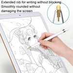 رؤوس بديلة معدلة لسلسلة Apple Pencil، 4.0 غلاف أبيض ممتد مع رأس فضي، 3.5 غلاف أبيض قياسي مع رأس فضي، 3.0 رأس دائري غلاف أبيض مع رأس فضي، 4.0 غلاف أبيض ممتد مع رأس ذهبي، 3.5 غلاف أبيض قياسي مع رأس ذهبي