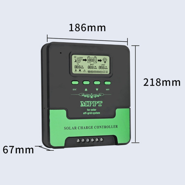 12V/24V 60A MPPT Intelligent Lighting Identification Solar Controller, CM-D60, CM-D50