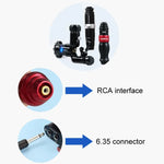 موصل محرك قلم وشم RCA مع سلك طاقة