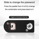 Home Drawer Locker Mechanical Dial And Quarter Turn Combination Lock, Left Turn, Right Turn