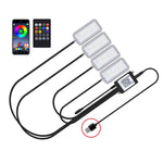 Eight-Color LED Voice Control Car Music Rhythm Atmosphere Light, 5V USB Remote Control, 5V USB APP, 5V USB APP + Remote Control, 5V USB With Switch Remote Control, 5V USB With Switch APP, 5V USB With Switch APP + Remote Control                         ...