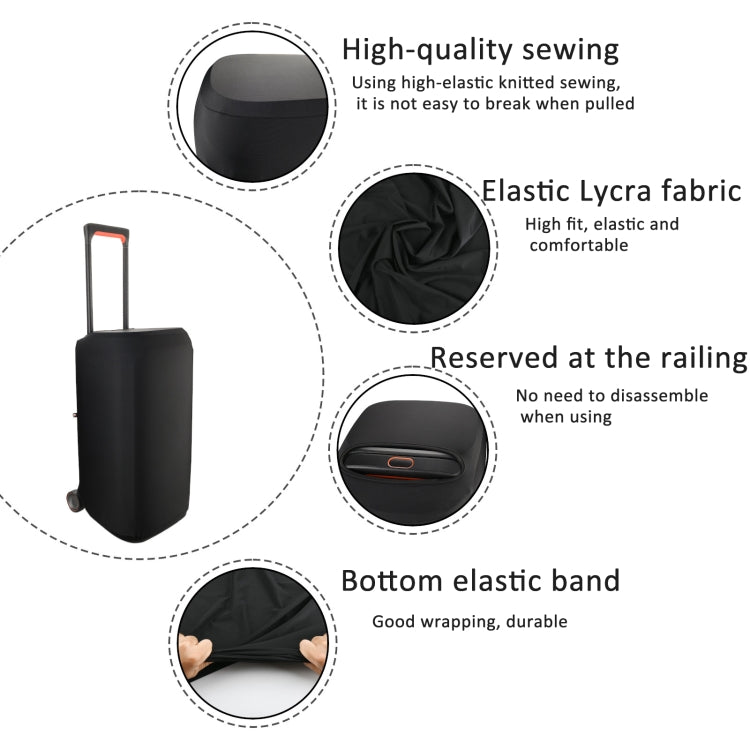 غطاء ليكرا واقي من الغبار لمكبر صوت JBL Partybox Stage 310 / 320، غطاء ليكرا مطاطي
