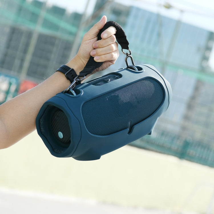 غطاء سيليكون لمكبر صوت JBL Xtreme 4 مع حزام حمل مضاد للضغط، غطاء واقي محمول مع مقبض أسود، مع مقبض أزرق، مع مقبض أخضر