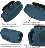 غطاء سيليكون لمكبر صوت JBL Xtreme 4 مع حزام حمل مضاد للضغط، غطاء واقي محمول مع مقبض أسود، مع مقبض أزرق، مع مقبض أخضر