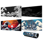 لوحة ماوس للألعاب Big Wave مطاطية غير قابلة للانزلاق، 300x600x2مم، 300x700x3مم، 300x800x2مم، 300x800x3مم، 400x900x2مم، 400x900x3مم