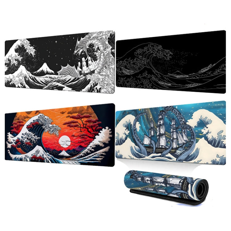 لوحة ماوس للألعاب Big Wave مطاطية غير قابلة للانزلاق، 300x600x2مم، 300x700x3مم، 300x800x2مم، 300x800x3مم، 400x900x2مم، 400x900x3مم