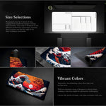 لوحة ماوس للألعاب Big Wave مطاطية غير قابلة للانزلاق، 300x600x2مم، 300x700x3مم، 300x800x2مم، 300x800x3مم، 400x900x2مم، 400x900x3مم