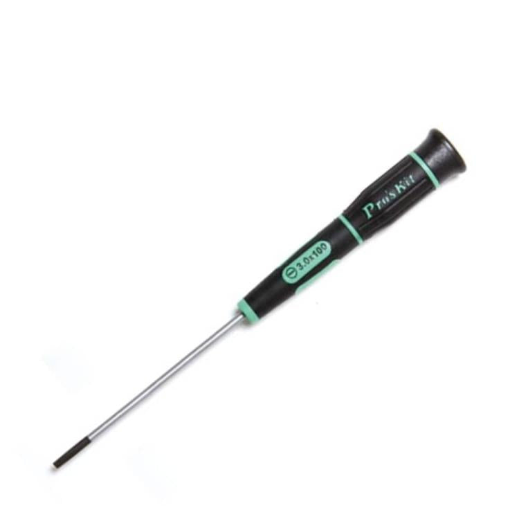 مفك براغي دقيق مسطح ProsKit SD-081-S7 (3.0 × 100 مم) لإصلاحات الإلكترونيات اليومية