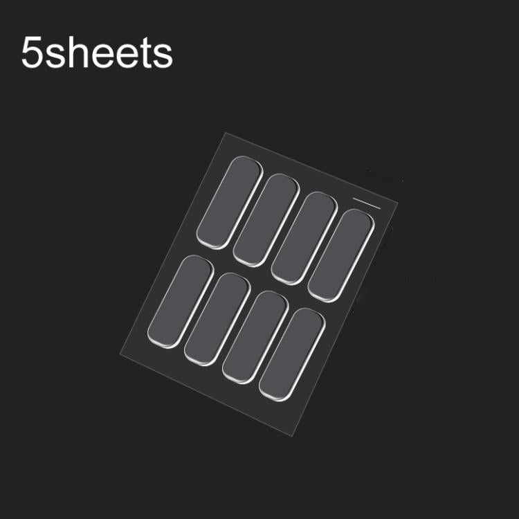 5 شرائح / عبوة شرائط شفافة غير مرئية مقاومة للصدمات ذاتية اللصق لأركان الخزائن والمكاتب، 35 × 10 مم، 63 × 10 مم، 150 × 15 مم