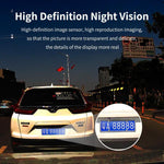 مسجل قيادة بدقة 4K + 1080P تسجيل أمامي وخلفي مزدوج، صور عكسية عبر واي فاي