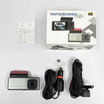 G71 HD 1080P Three-Lens 2.0-Inch Infrared Night Vision Driving Recorder, No WIFI, WIFI Connection