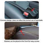 4156 1pair Car Seat Gap Plugs Leakproof Strips Vehicle Interior Supplies Seat Side Seam Strips