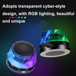 مكبر صوت محمول RGB جوّي RK-C250 مع إضاءة جوية وشحن لاسلكي، RK-C250