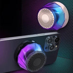 مكبر صوت محمول RGB جوّي RK-C250 مع إضاءة جوية وشحن لاسلكي، RK-C250