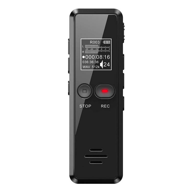 مسجل مقابلات صغير عالي الدقة بشاشة LCD بحجم 0.9 بوصة، مشغل MP3 مع شحن USB، 8GB، 16GB، 32GB، 64GB