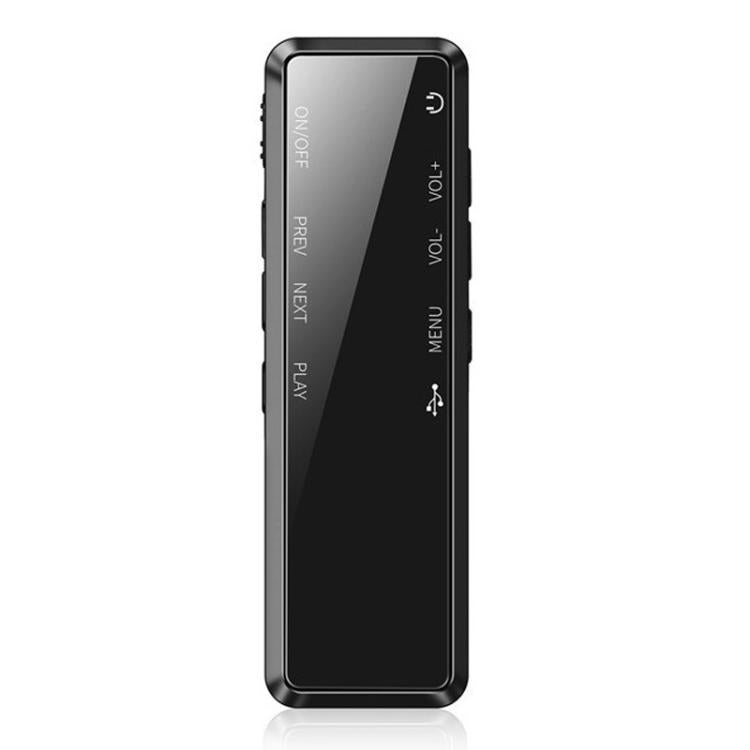 مسجل مقابلات صغير عالي الدقة بشاشة LCD بحجم 0.9 بوصة، مشغل MP3 مع شحن USB، 8GB، 16GB، 32GB، 64GB
